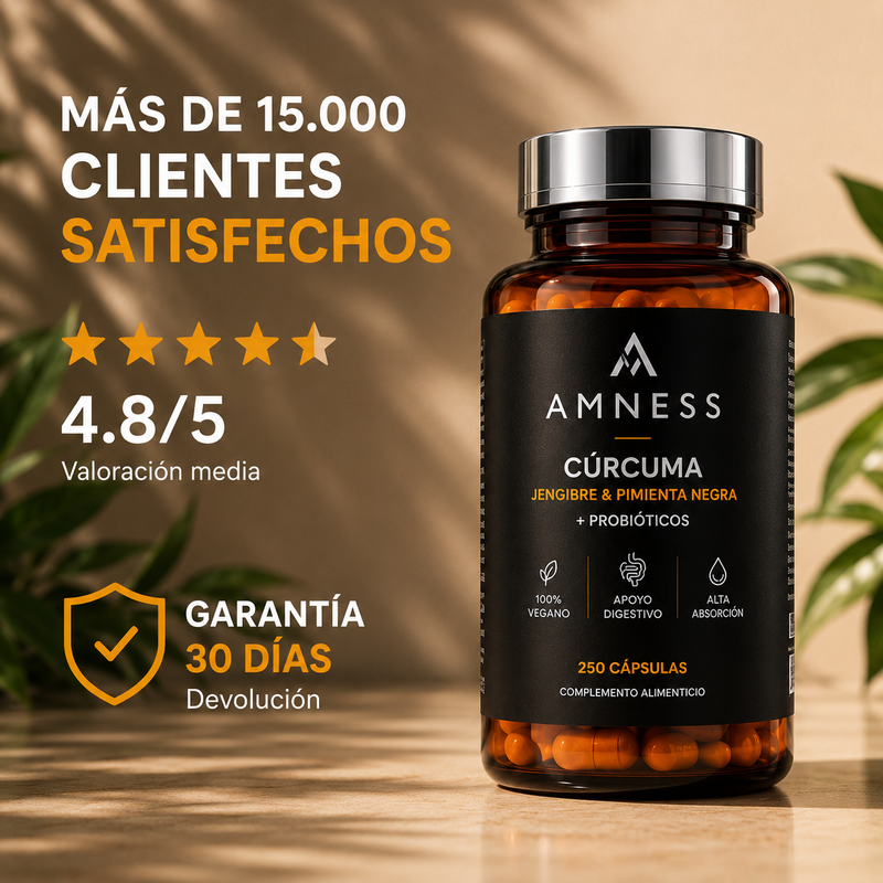 AMNESS CORE+ Cúrcuma y Probióticos