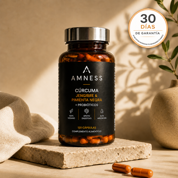 AMNESS CORE+ | Cúrcuma y Probióticos Premium